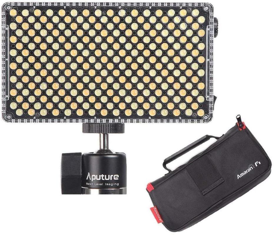 

Aputure AL-F7 Bi-Color Dimmable Led Video Light 256 LED, CRI95+ TLCI95+, 3200-9500K, Stepless Brightness, Multiple Power Supply