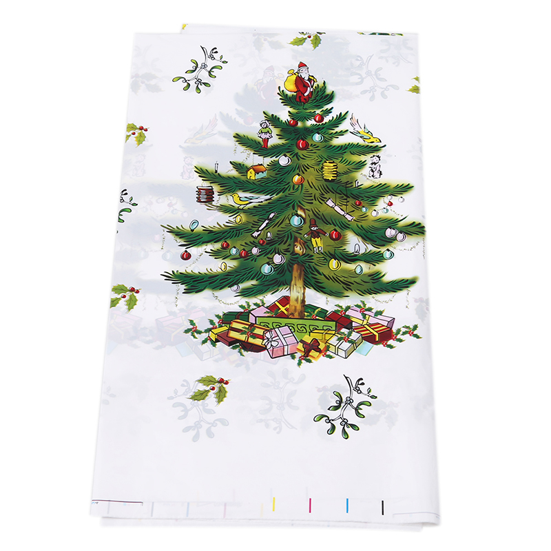 

Christmas Decorations For Home 2020 New Year Disposable Tablecloth Festival Rectangle Table Cloth Tableware Kitchen Table Cover, Oldman