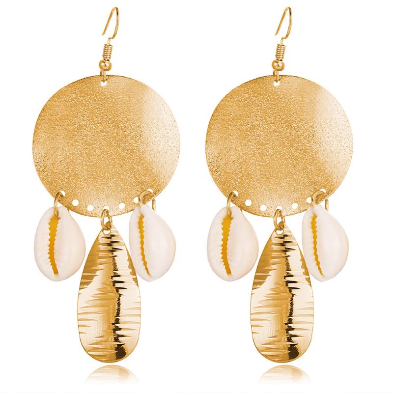 

2020 earrings fashion jewelry hoop earrings boho korean women earring set shell earring aesthetic for women wholesale