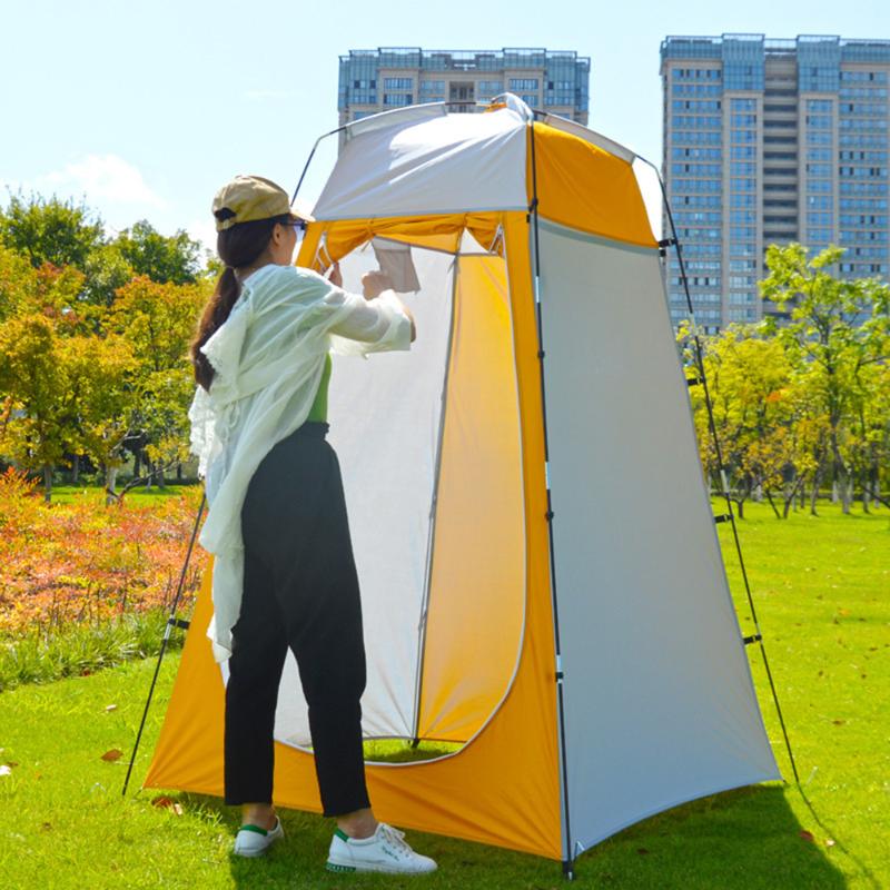 

Portable Outdoor Shower Bath Tent Changing Fitting Room Waterproof Ultralight Camping Tent Shelter Beach Privacy Toilet tents