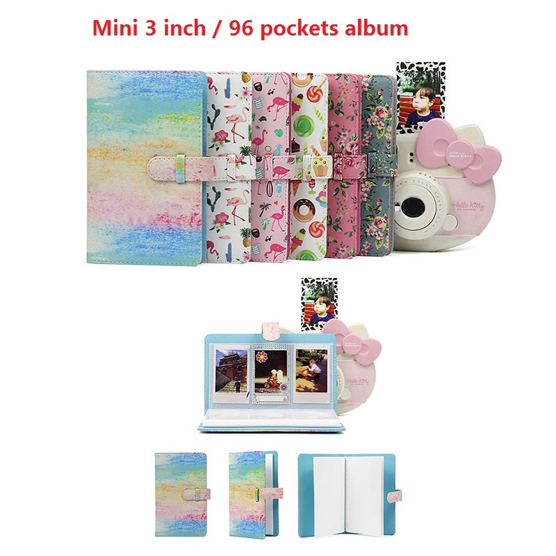 

New for Film camera 3 Inch 96 Pockets Mini Photo for Instax Mini 9 8 7s 70 25 50s 90 Name Card Photo Book