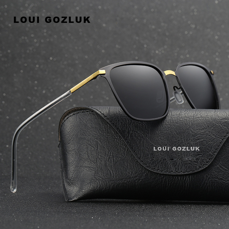 

Fashion Men HD POLARIZED D Square Style Sunglasses Driving Brand Design Sun Glasses Masculino 0864 Gozluk Erkek