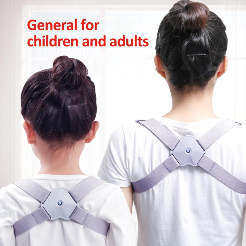 

Adjustable Smart Back Posture Corrector Back Intelligent Brace Support Belt Shoulder Training Belt Correction Spine, Pink