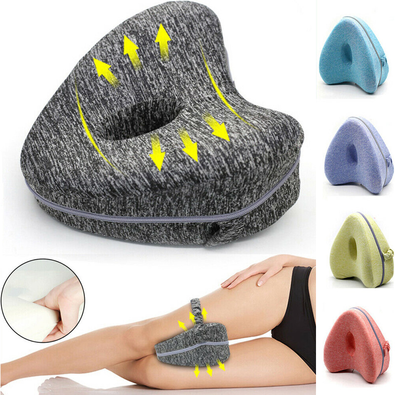 

Heart-Shaped Foam Memory Knee pillow for side sleepers Orthopaedic Pillow Back Hips Knee Support Memory foam leg support pillow