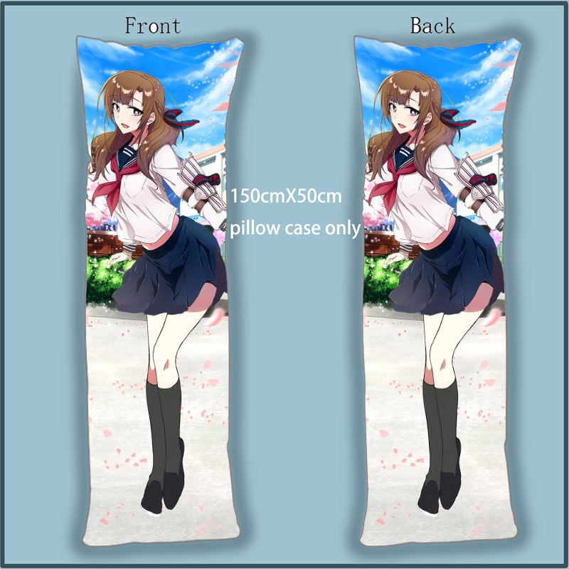 

Anime Dakimakura Body Pillow Case Tsuujou Kougeki Oosuki Mamako cover 150x50cm Home Decoration Pillowcases Printed long, As pic