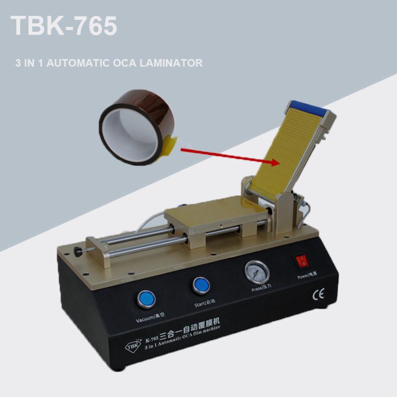 

New TBK-765 Arrival 3 in 1 Automatic OCA Laminator Polarizer Film Laminating Machine for Samsung Refurbished