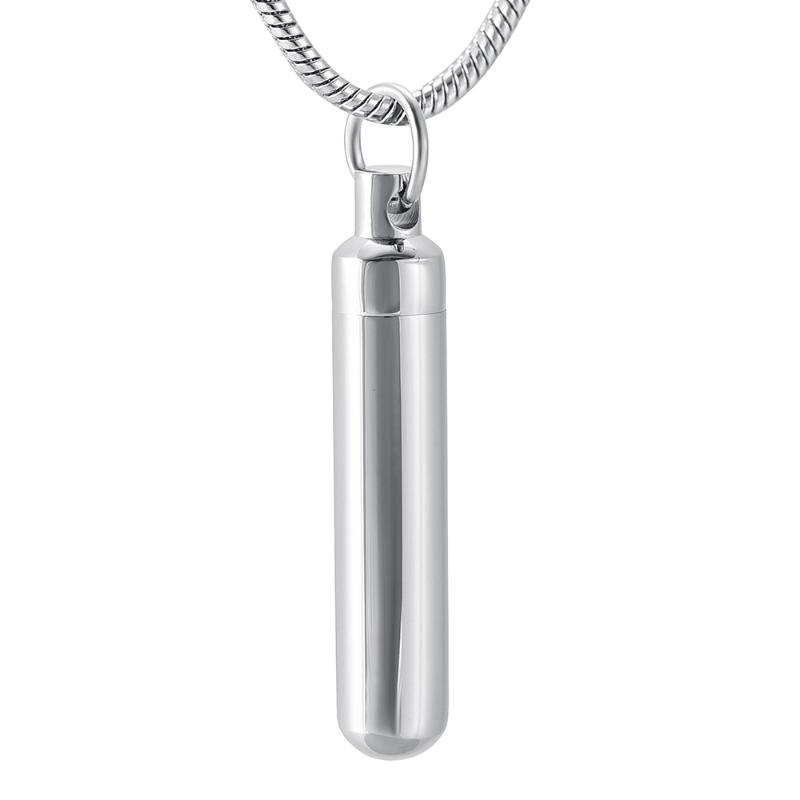 

IJD9873 Stainless Steel Polish Shape Pendant Engraveing Cremation Memorial for Ashes Urn Keepsake Souvenir Jewelry