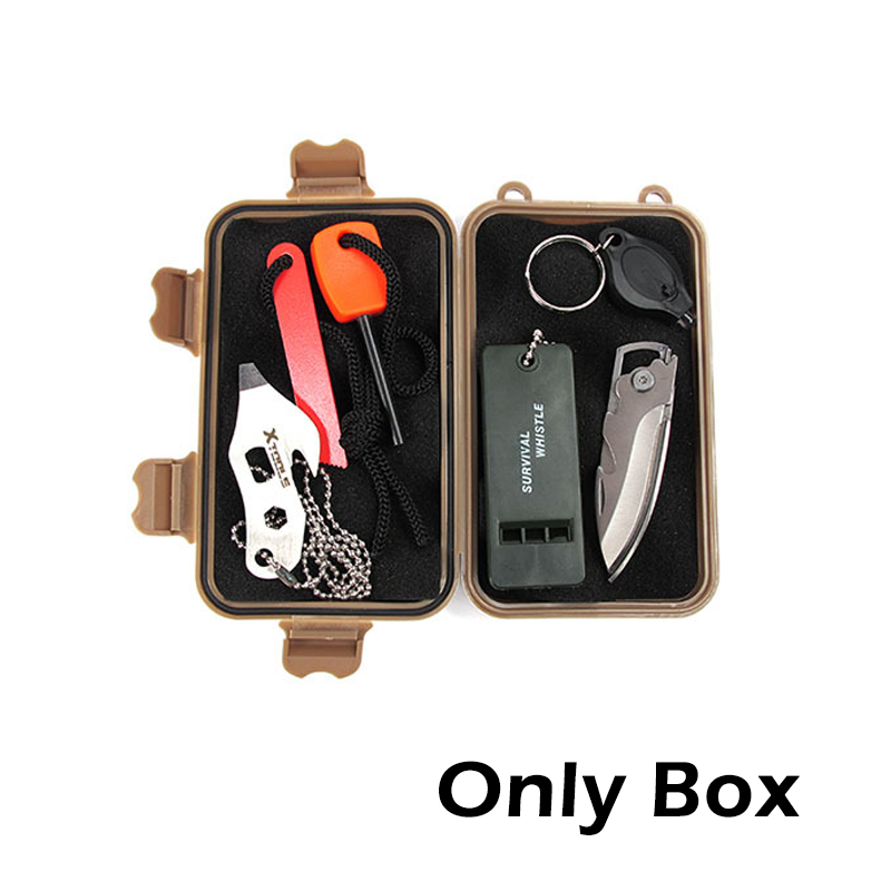 

1pcs Gifts Novelty Outdoor Airtight Shockproof Boxes Survival Storage Case Holder For Matches Sealed Container Party Favors