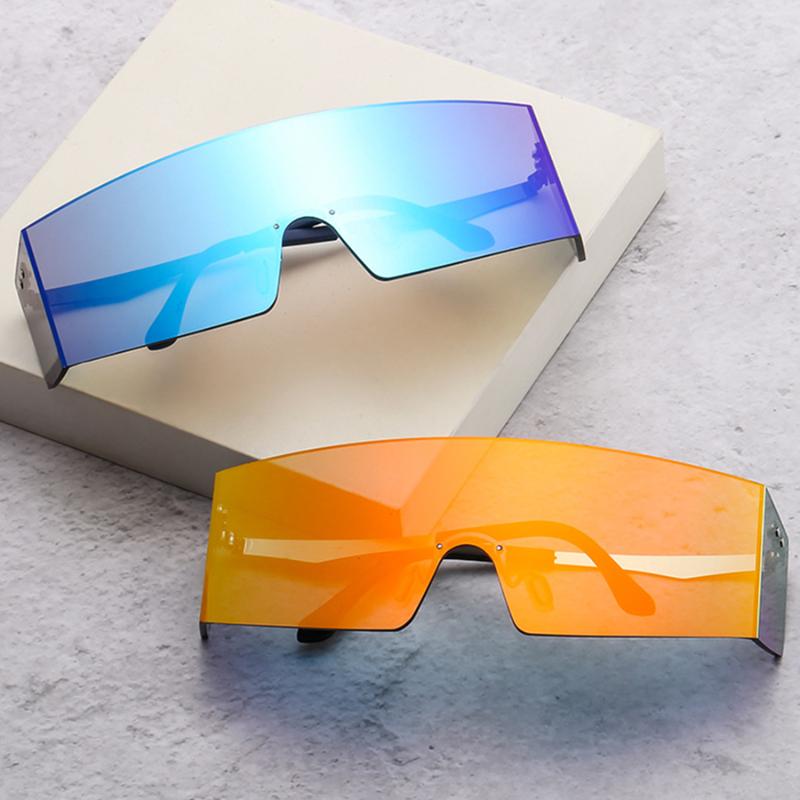 

2020 Oversize Goggle Sunglasses Women 2020 One Piece Square Sun Glasses Men Gradient Lens Glasses Ladies Shades