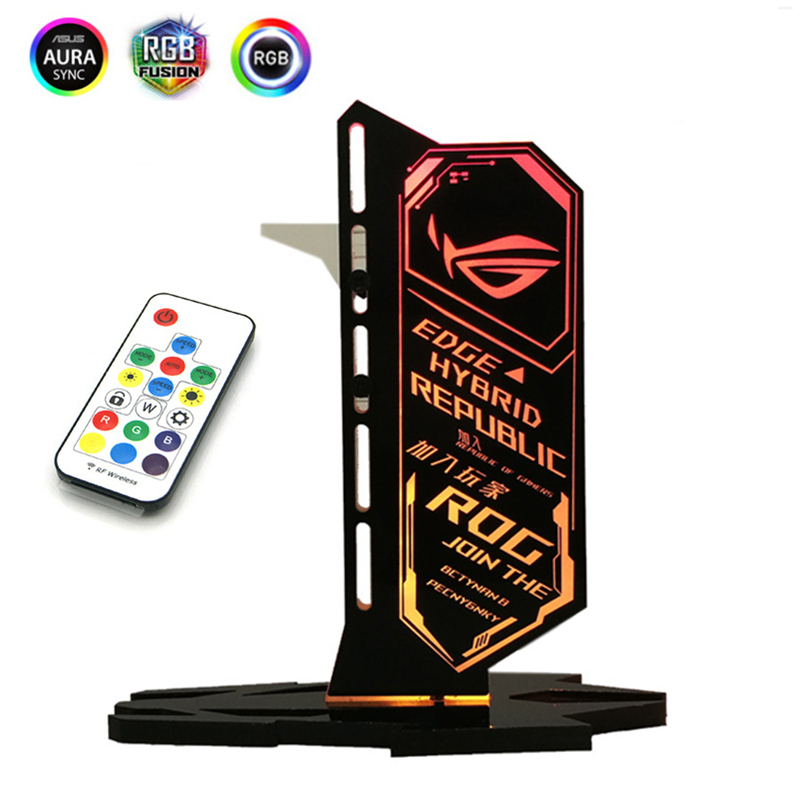 

VGA Support 5V A-RGB AURA SYNC Symphony GPU Beacket ROG Faith Light Chassis faith lamp Vertical Jack