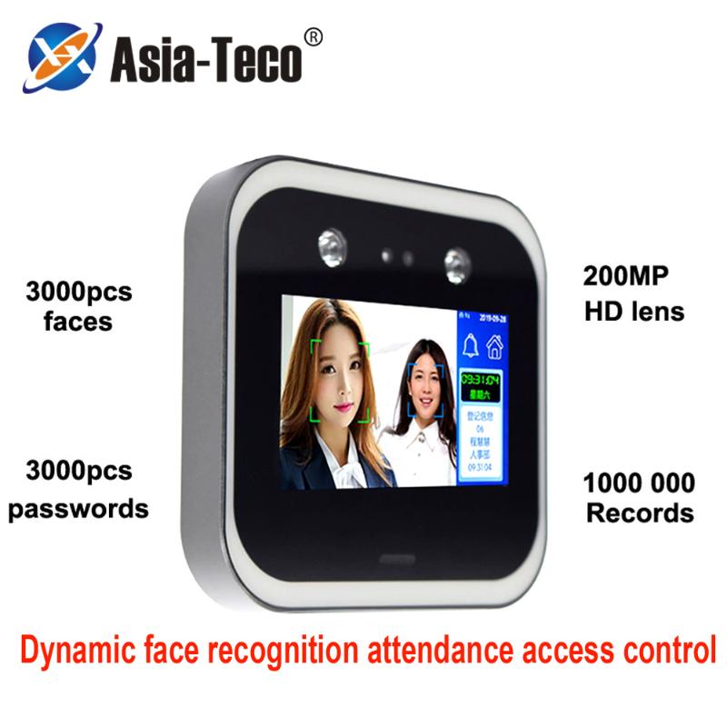 

5 inch Touch Wifi Dynamic Face Recognition Time Attendance Access Control System Employee Time Clock face dynamic attendance