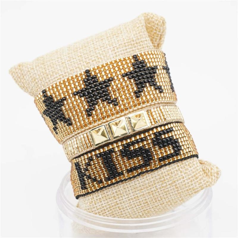

GRAPES Bracelet For Women KISS-Letter MIYUKI Bracelets Men Tassel Jewelry Mexico Pulseras Mujer Moda 2020 Bileklik Dropshipping