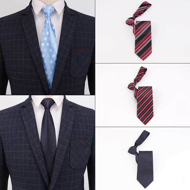 

Linbaiway 8cm Wedding Neck Ties for Men's Classic Tie Polyester Woven Tie Business Necktie Accessories Men Necktie Custom Logo