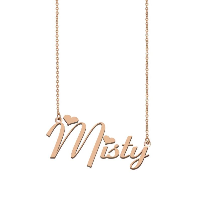 

Misty Name Necklace , Custom Name Necklace for Women Girls Best Friends Birthday Wedding Christmas Mother Days Gift