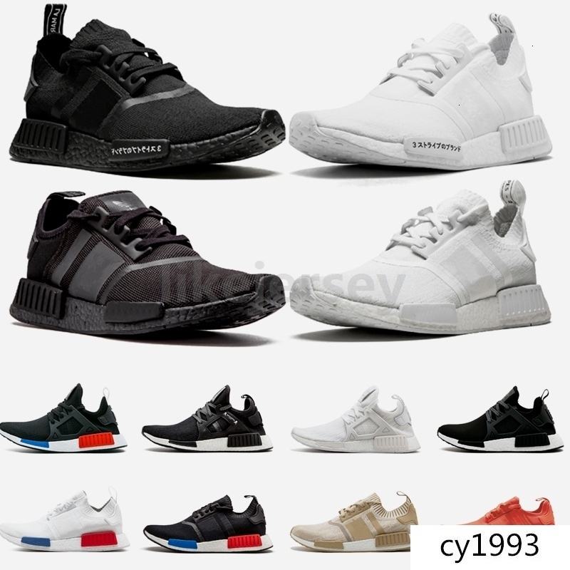 

NMD R1 XR1 Primeknit Runner For Men Women Running Shoes Nmds Triple Black Designer Sport Sneakers Trainers 36-45, #15
