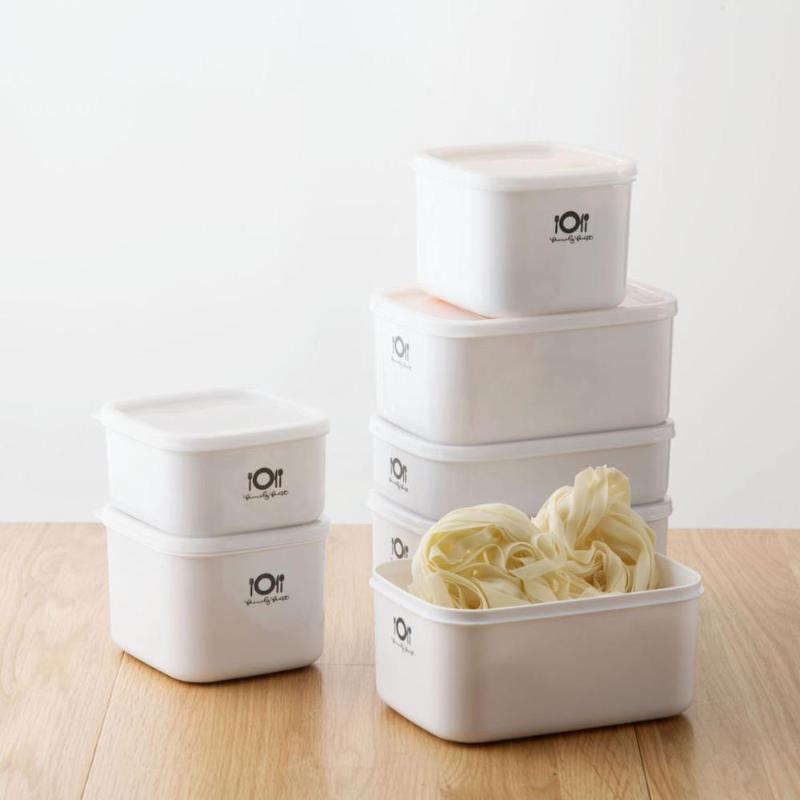 

Plastic Refrigerator Fruit Storage Box With Lid Microwave Oven Lunch Box Rectangular Small Storage Container Cereals