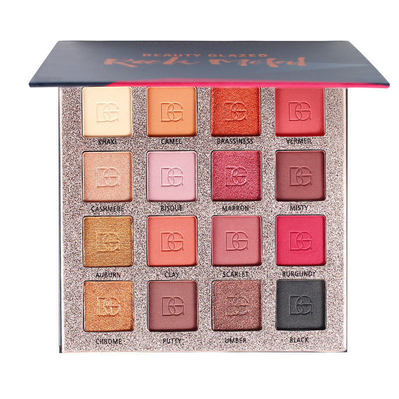 

Beauty Glazed Charming Eyeshadow 16 Color Palette Make up Palette Matte Shimmer Pigmented Eye Shadow Powder Cosmetics, 16 color eyeshadow