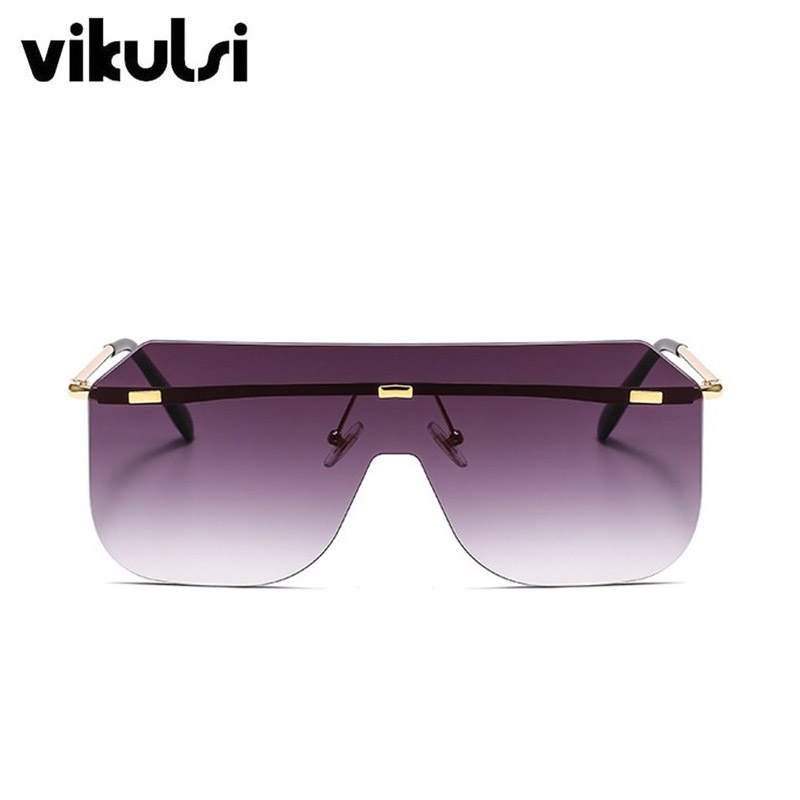 

Sunglasses Unisex Women's One Piece Square Oversized Shield Shades For Women Trendy Sun Glasses Female Men Big UV400