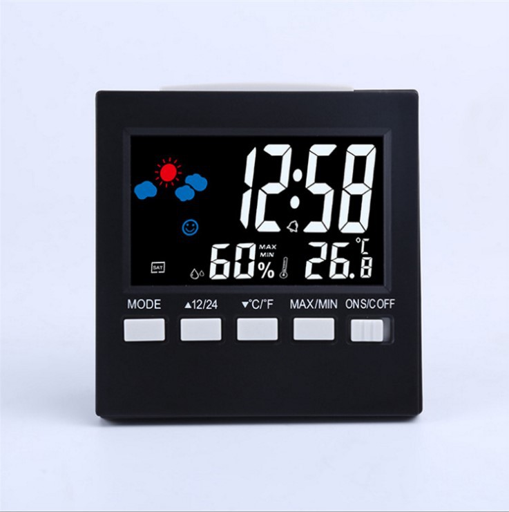 

Clock LED Voice Temperature and Humidity Display