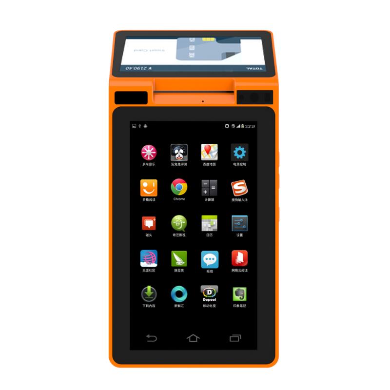 

3G Dual Screen all in one Payment Android Terminal with Bluetooth/NFC/Thermal Printer