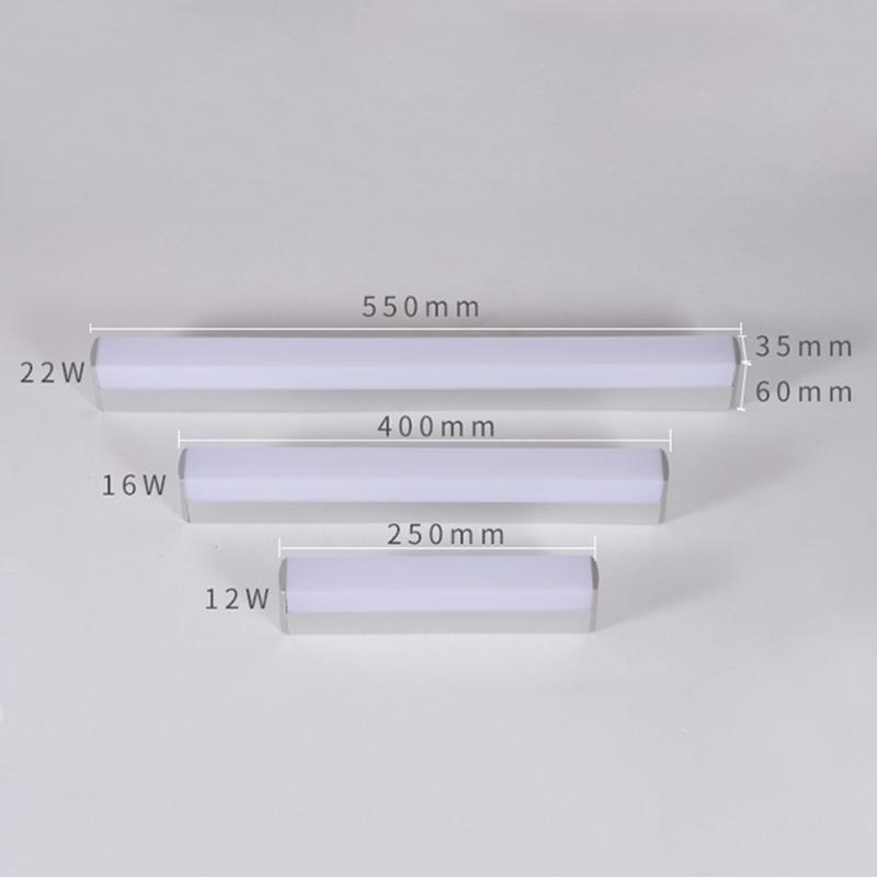 

Wall Lamp Super Bright 12W 16W 22W Long Strips LED Mirror Light Simple style Indoor Decor Wall Lamp for Bathroom Bedroom Kitchen