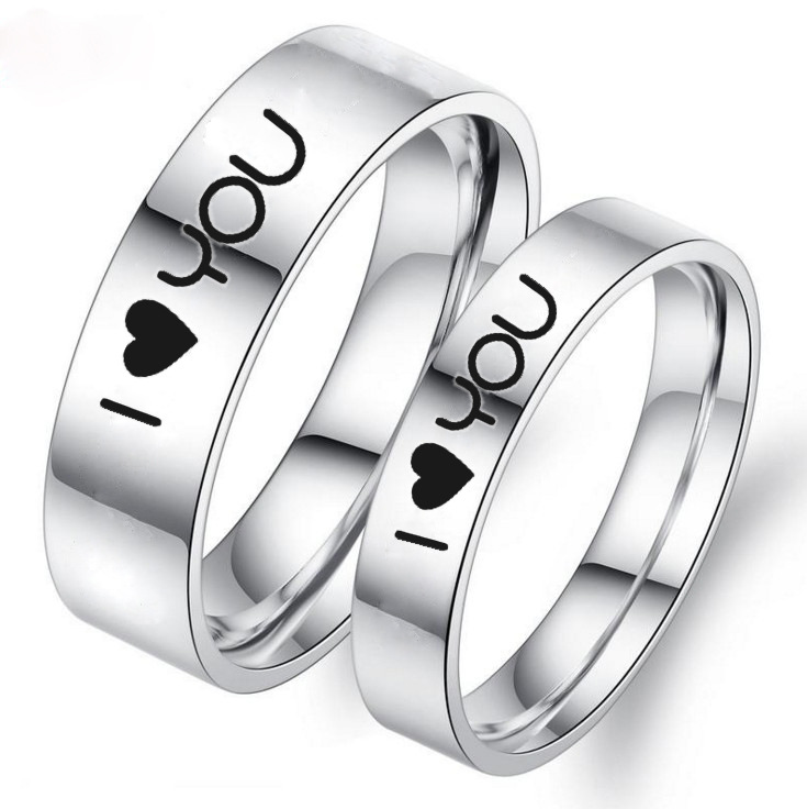 

MF Jewelry I love you ring I love you lovers ring vows to pure my heart to rings