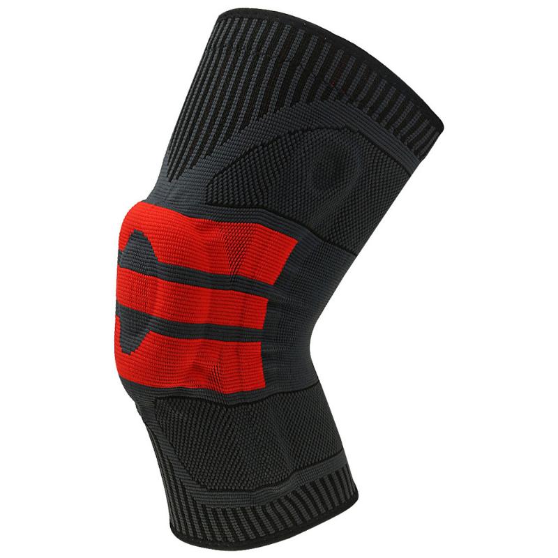 

M/L/XL Women/Mens Knee Brace Support Pad Guard Patella Protector Outdoor Sports non-slip silicone strip soft Flexible, Blue