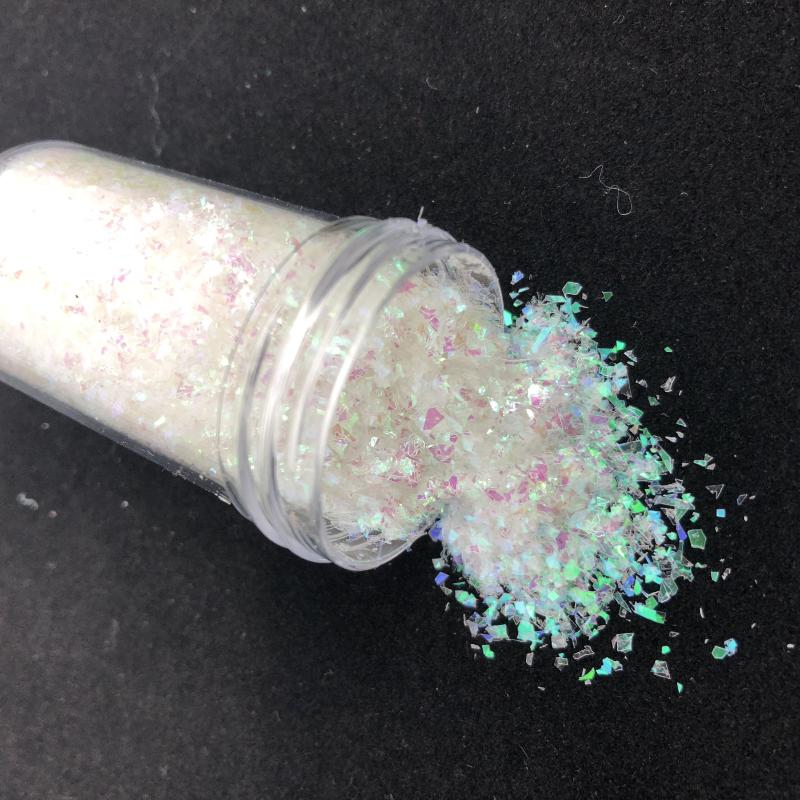 

10g Nail Glitter Flakes 3D Glass Broken Paper Holographic Irregular Shape Sequin Paillette Manicure For Nail Flakes Decoration