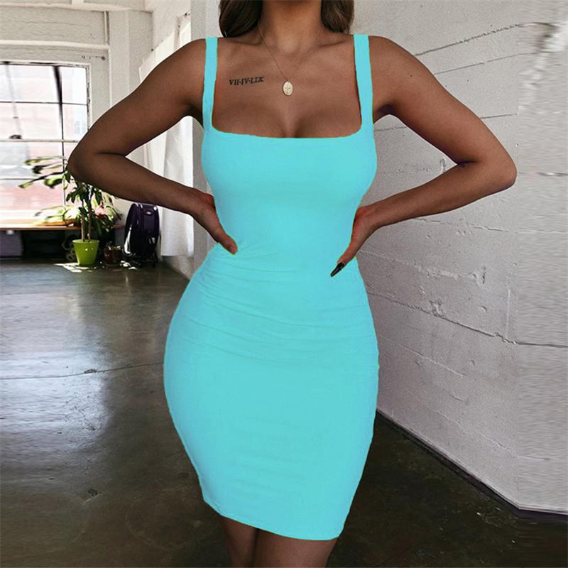 

2020 summer Women Bodycon Dress Sexy Slim Fit Xmas Halloween Sundress office lady Sexy Party Dress Stretch Short Club Dress, Green