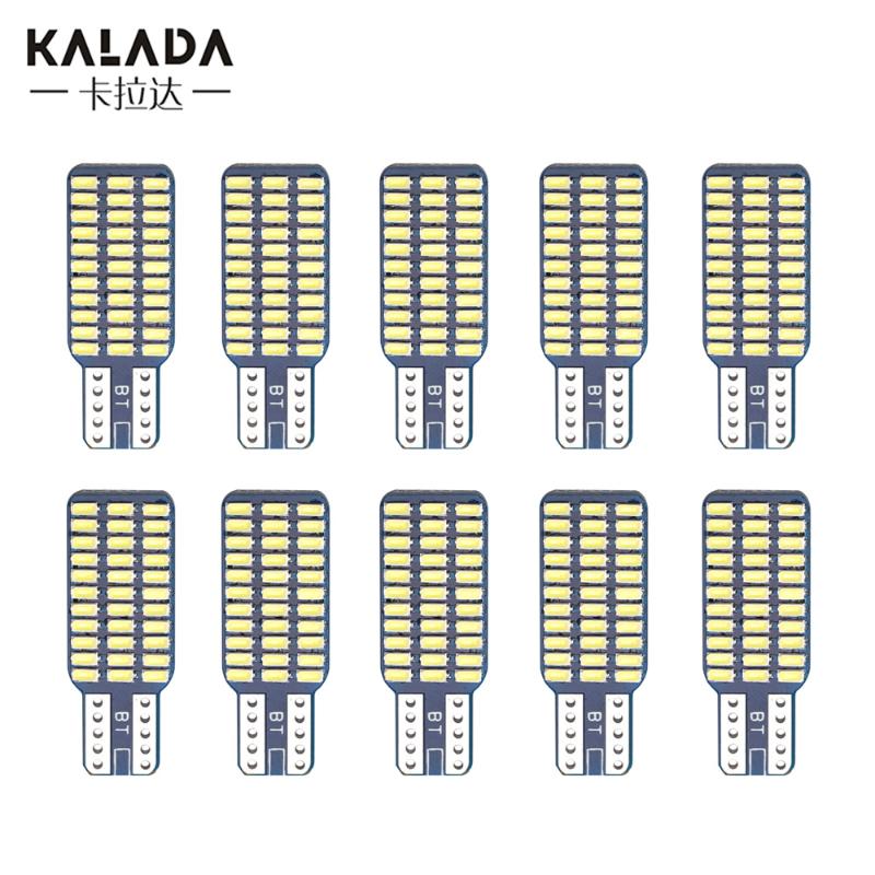 

10X Multi 3014SMD T10 W5W 194 Socket Ice Blue Color Interior Reading Lamp Width Light Vehicle Diode For 12V Car Door Trunk Light, As pic