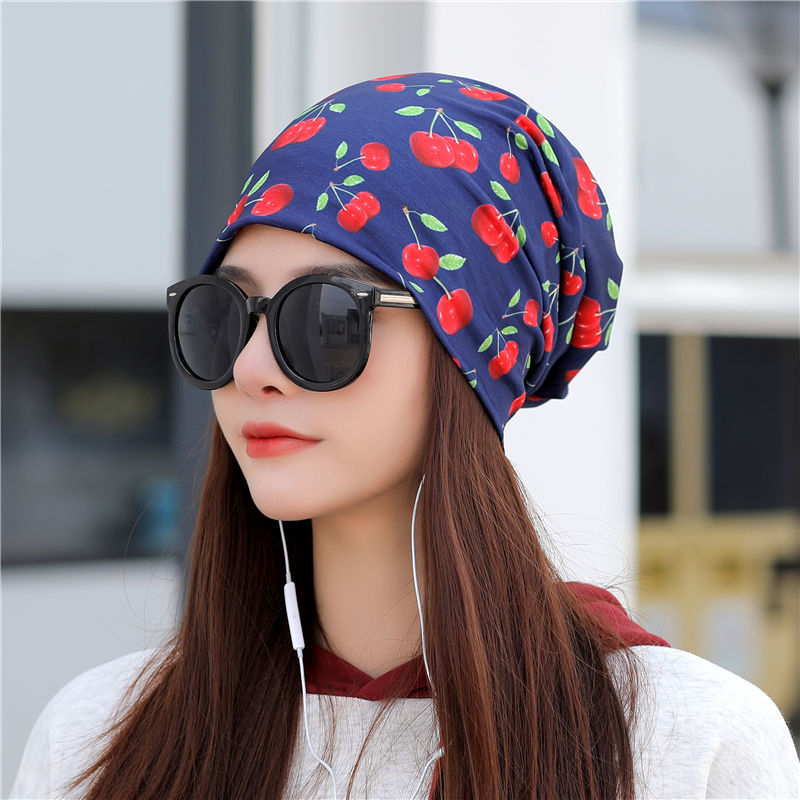 

Women's hats spring and autumn thin fashion all-match confinement caps summer confinement caps autumn and winter turban night ca