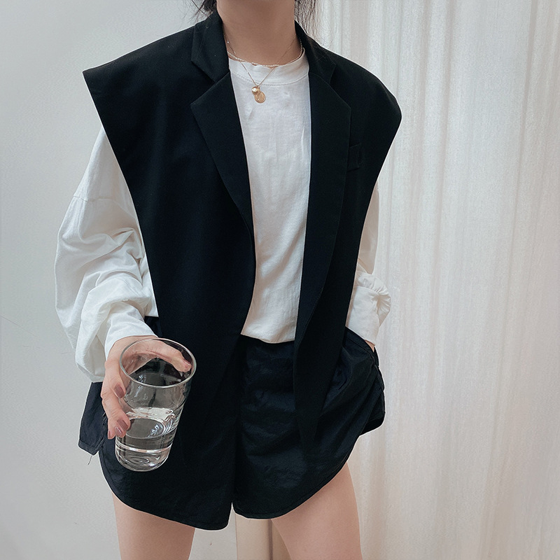 

Women Outdoor Small Waistcoat Sleeveless Triangular Girls Bandelet Female Outerwear