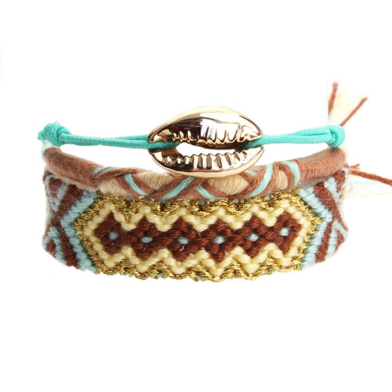 

Cowrie Shells Woven 3pcs Set Stack Friendship Bracelet Bohemian Hippie Summer Beach Surf Stretch String Macrame Jewelry Bijoux