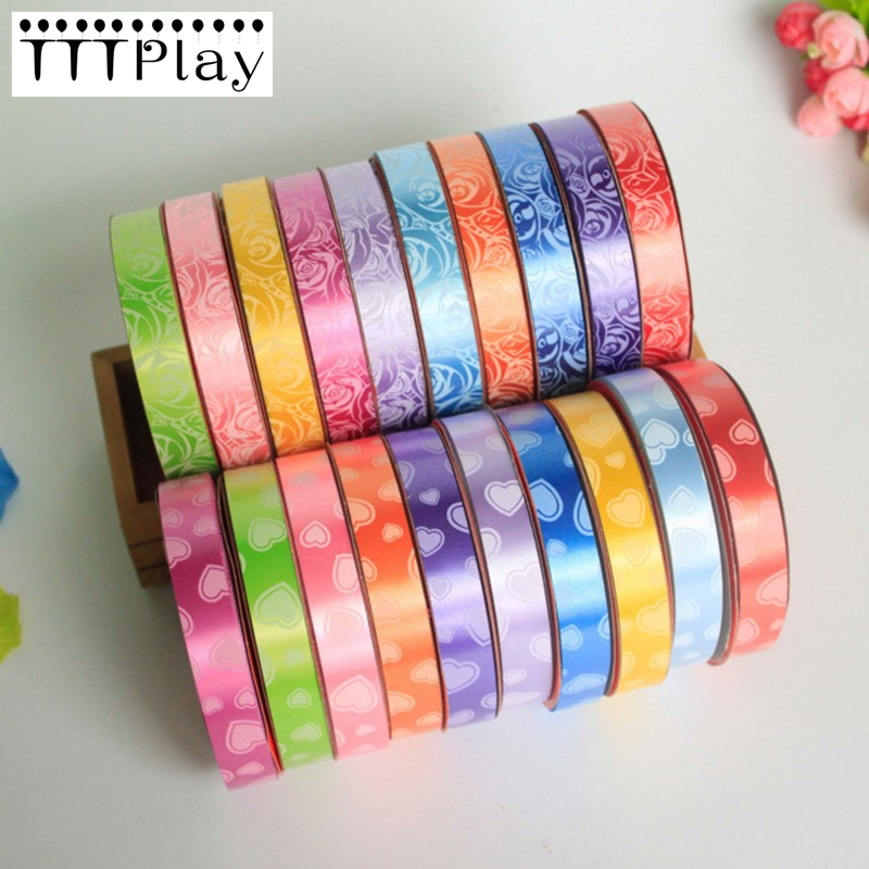 

1pcs Colorful Printed Balloon Ribbons Foil Balloon Ribbons 1.6cm * 1100cm For Wedding Birthday Party Decoration Supplies