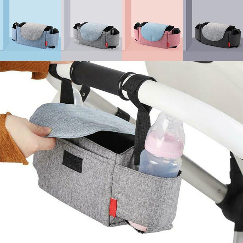 

New Multi-functional Stroller Bag Storage Bag Feeding Bottle Shui Bei Dai Infant Cart Hanging Accessories for Stroller, Red