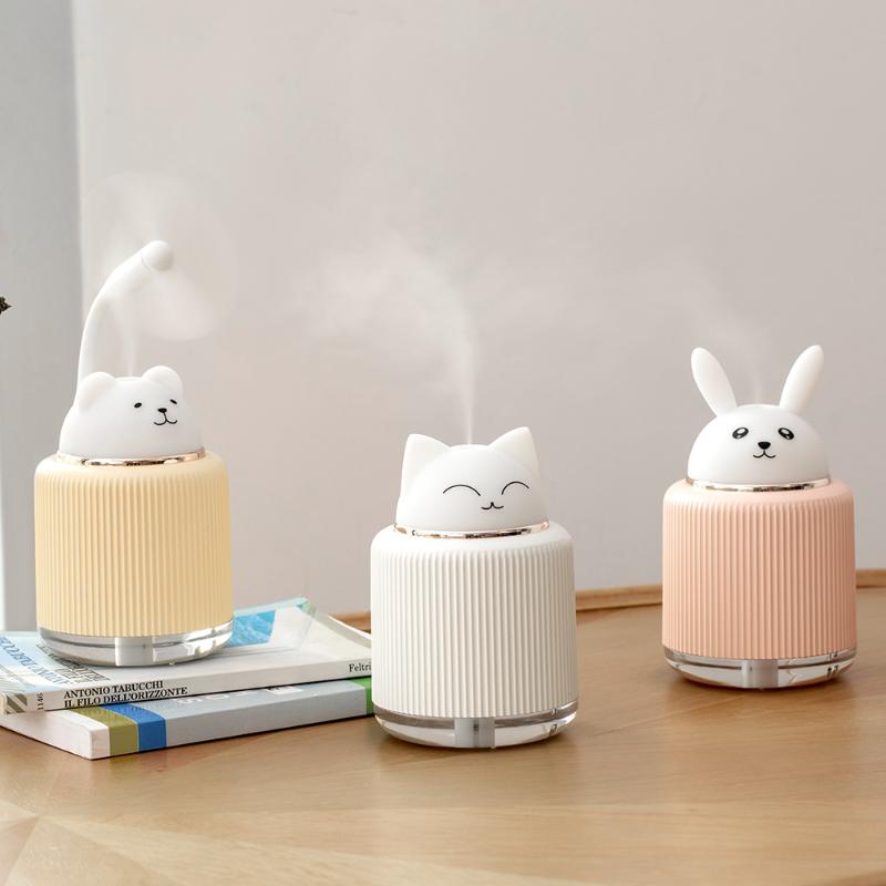 

Air humidifier Fashion Care for skin Essential Oil Diffuser Nano spray Fogger Mist Maker with LED Night Lamp Home Office