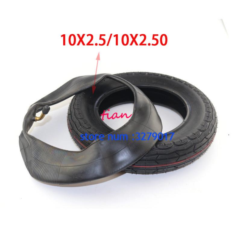 

high quality 10 inch Pneumatic Tire10x2.5 inflatable Tyre 10x2.50 fit Electric Scooter Dualt and Speedway 3 with inner tube