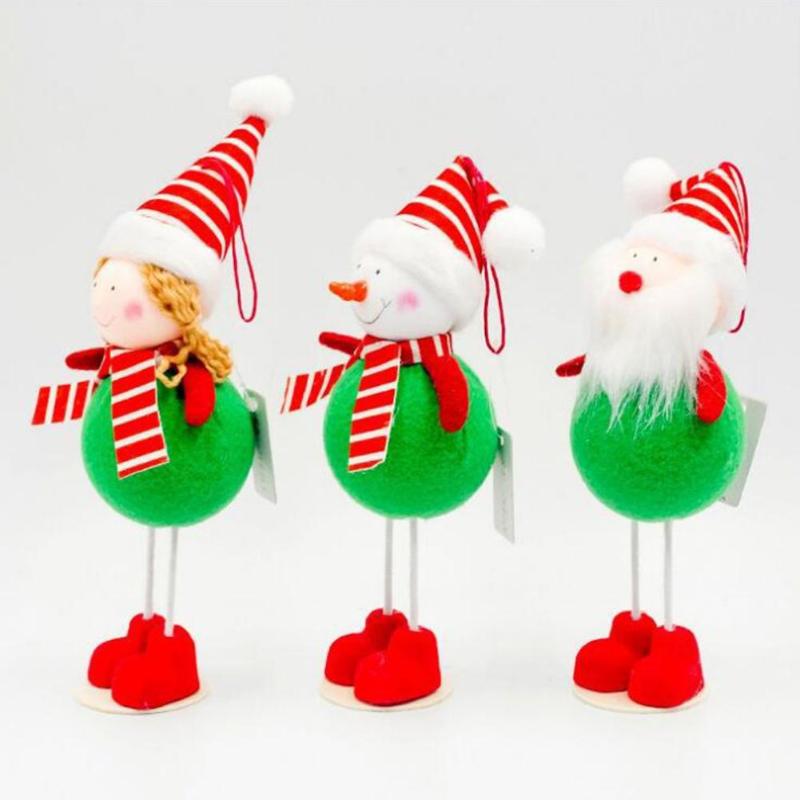 

Christmas Ornaments Santa Claus Snowman Angel Doll Xmas Tree Hanging Pendant Doll Gift