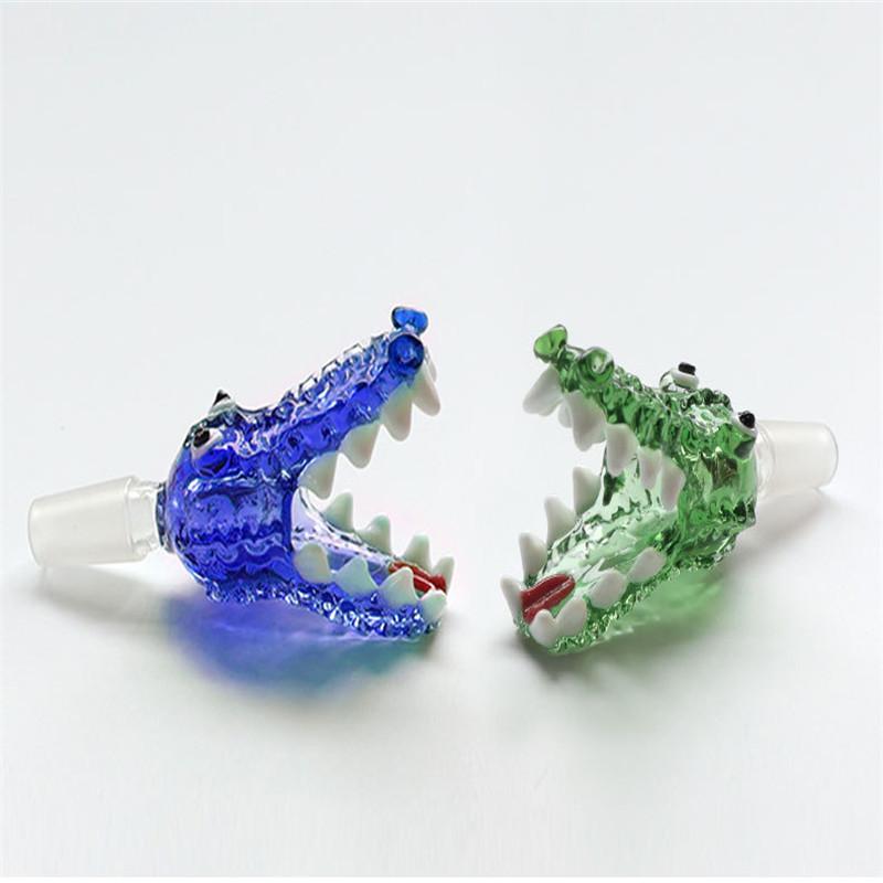 

Crocodile style 14mm glass bowl and 18mm bowls smoking accessories for glas smokings bong