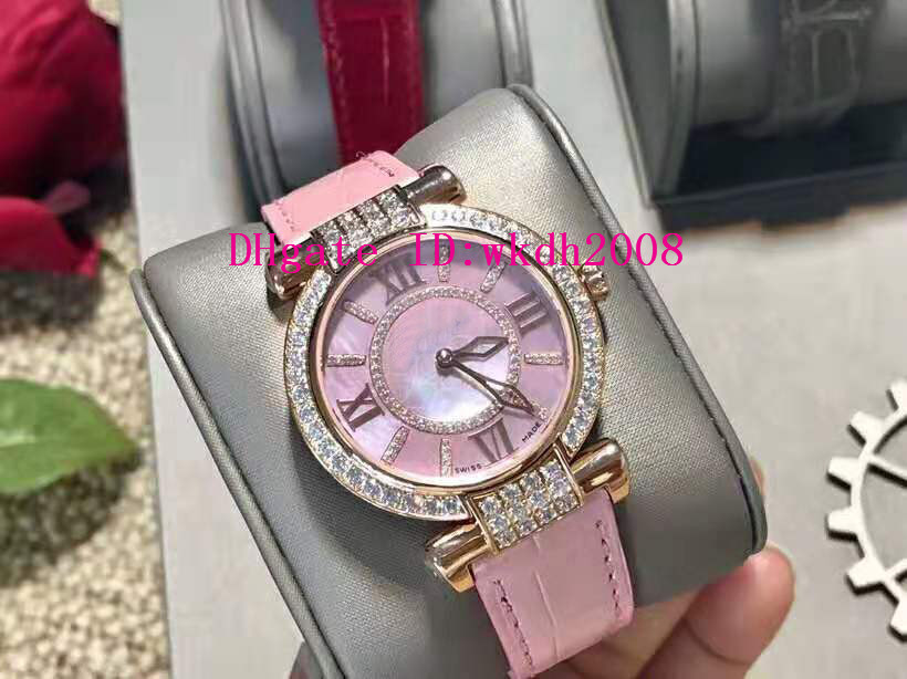 

VS IMPERIALE Lady Watches Diamond Woman Watch Swiss Automatic Mechanical 28800 vph Sapphire Mother-of-pearl Dial 18K Rose Gold Womens Watch