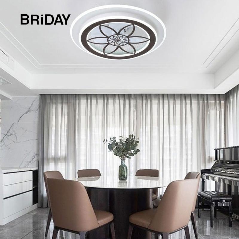 

modern 60cm led ceiling fan lamps with lights remote control ventilator lamp Silent Motor bedroom decor modern fans