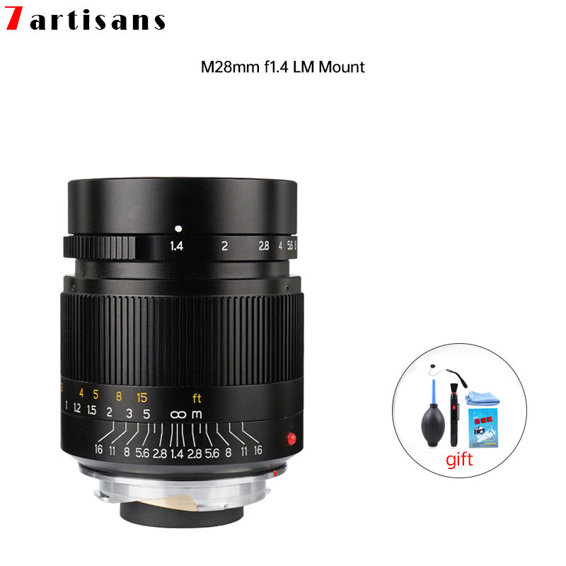 

7 artisans 28mm F1.4 Large Aperture paraxial M-mount Lens for Leica Cameras M-M M240 M3 M5 M6 M7 M8 M9 for FEplus Free Shipping