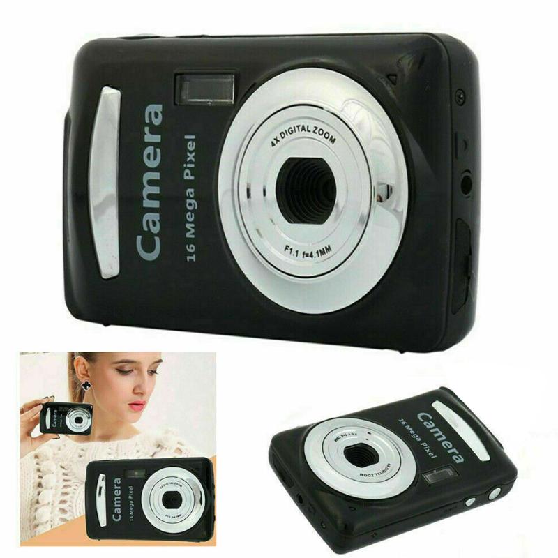 

2.4 Inch Black Battery Powered Practical High Definition 16 Megapixels Handheld Durable Ultralight Digital Camera Portable Mini, As pic
