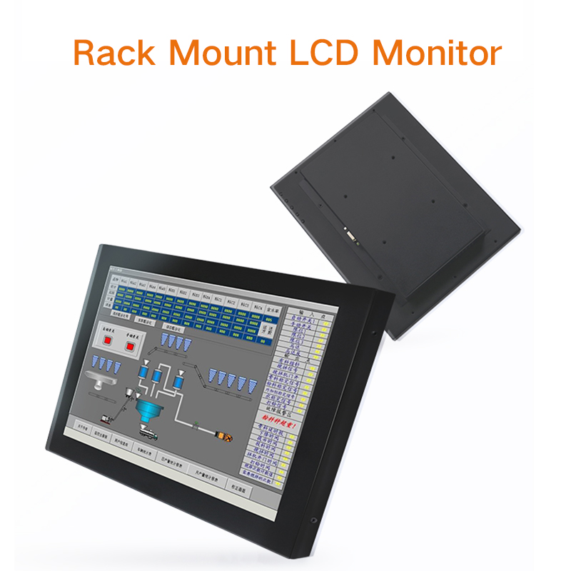 

Full metal case industrial lcd 10 12 13 14 15 17 19 inch no touch screen monitor