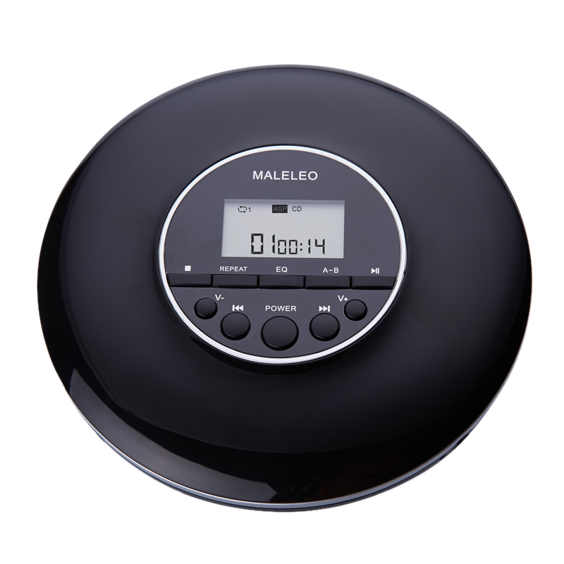 

Portable CD Player, for Adults Students Kids Personal CD Player with Headphones Jack, Walkman with LCD Display -Bla