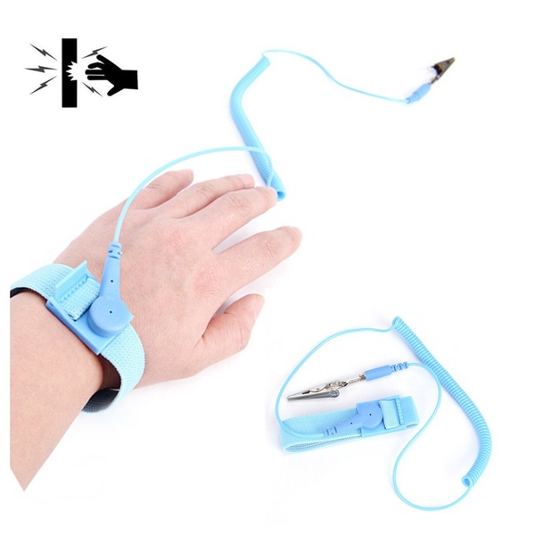 

2PCS Anti-static ESD Adjustable Strap Antistatic Grounding Bracelet Wrist Band