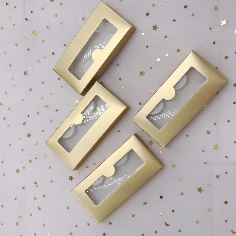 

20piece/ lot empty lashes box gold eyelashes custom private label wholesale hot selling