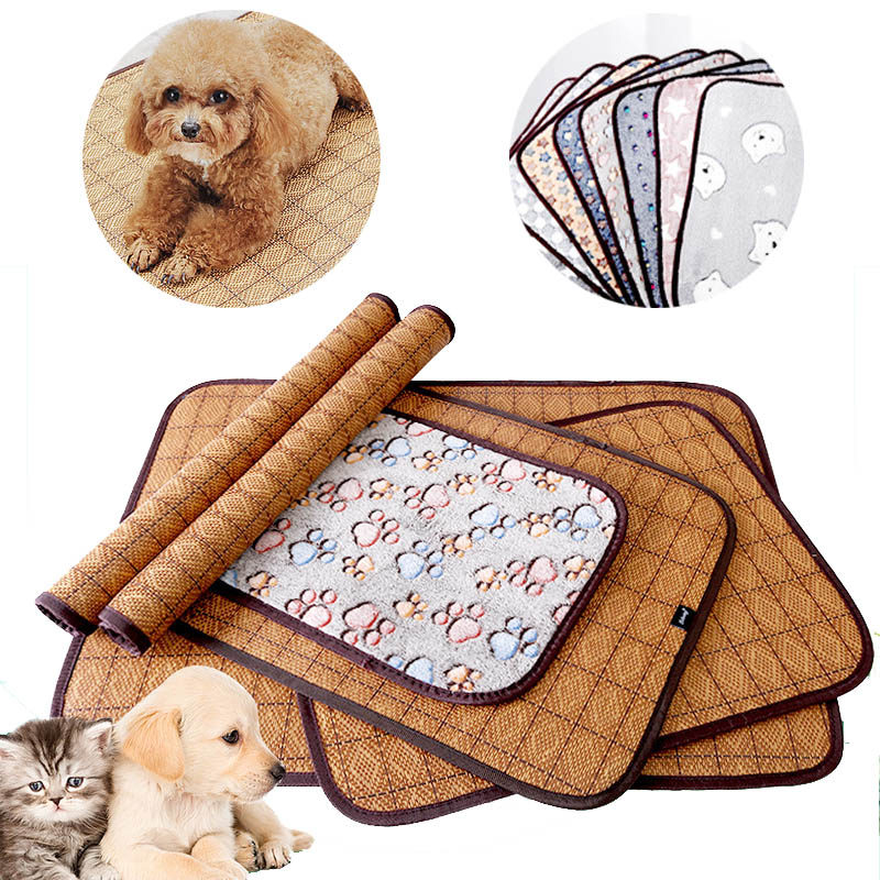 

Summer Cooling Mat for Dog & Cat Multifunctional Summer Cool & Winter Warm Cushion Pet Sleep Mat Pet Cooling Pad Dog Accessories