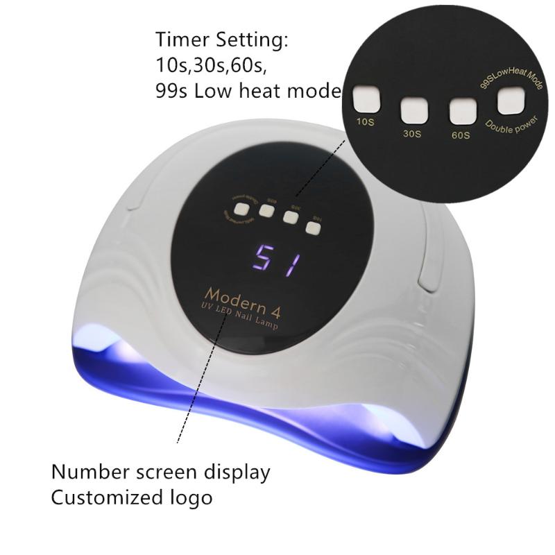 

Modern 4 UV LED Lamp For Nails Dryer 54W/48W/36W Ice Lamp Quick Drying For Manicure Gel Nail Drying Gel Varnish