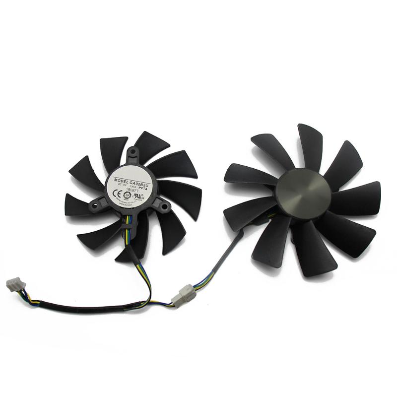 

Miniventilador de refrigeración de 4 pines, 87MM GA92S2H 100MM GTX1070TI para ZOTAC GeForce GTX 1080 GTX 1070 Ti Mini 1060 A